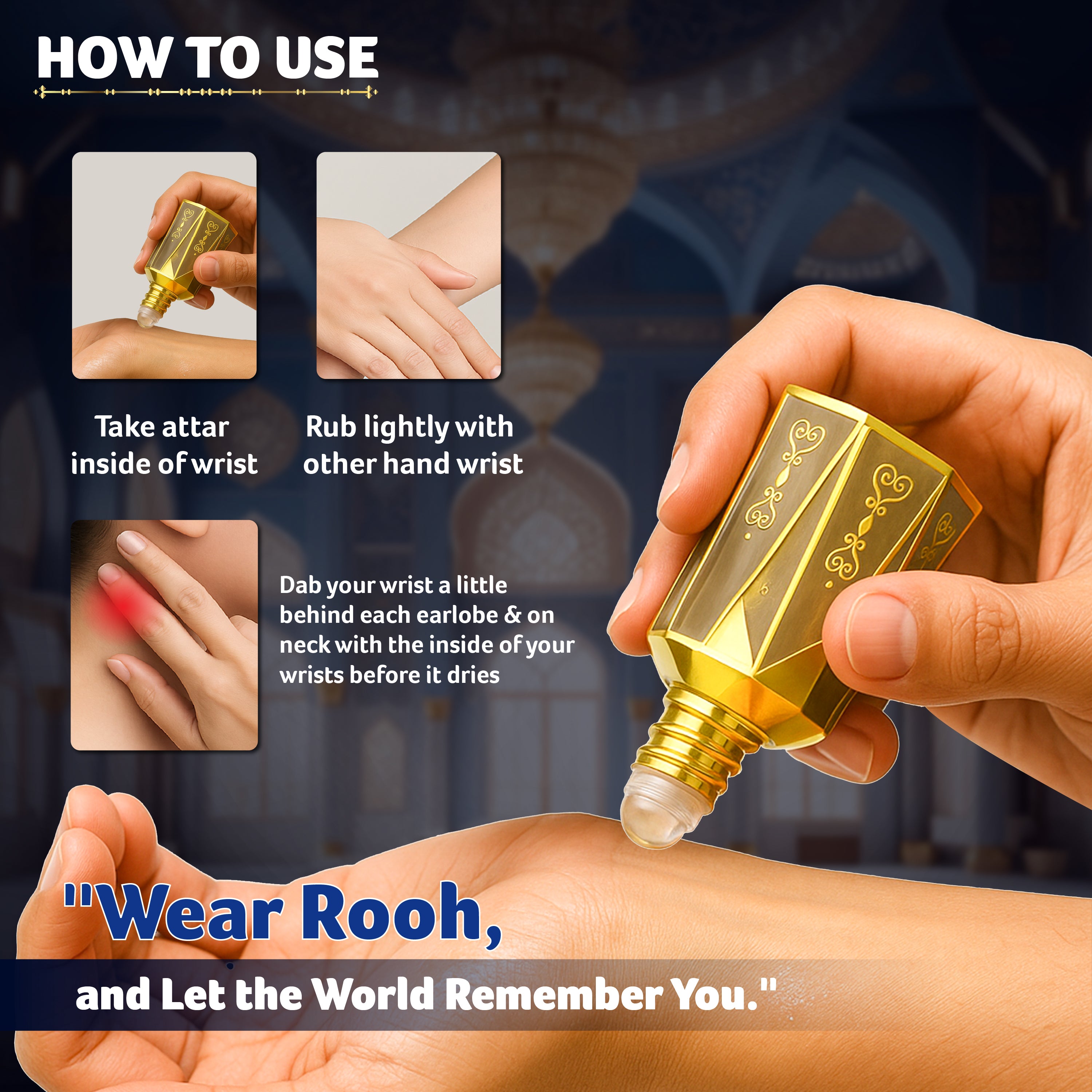 Rooh Attar – Buy 1 & Get 3 Free | Premium Gift Set